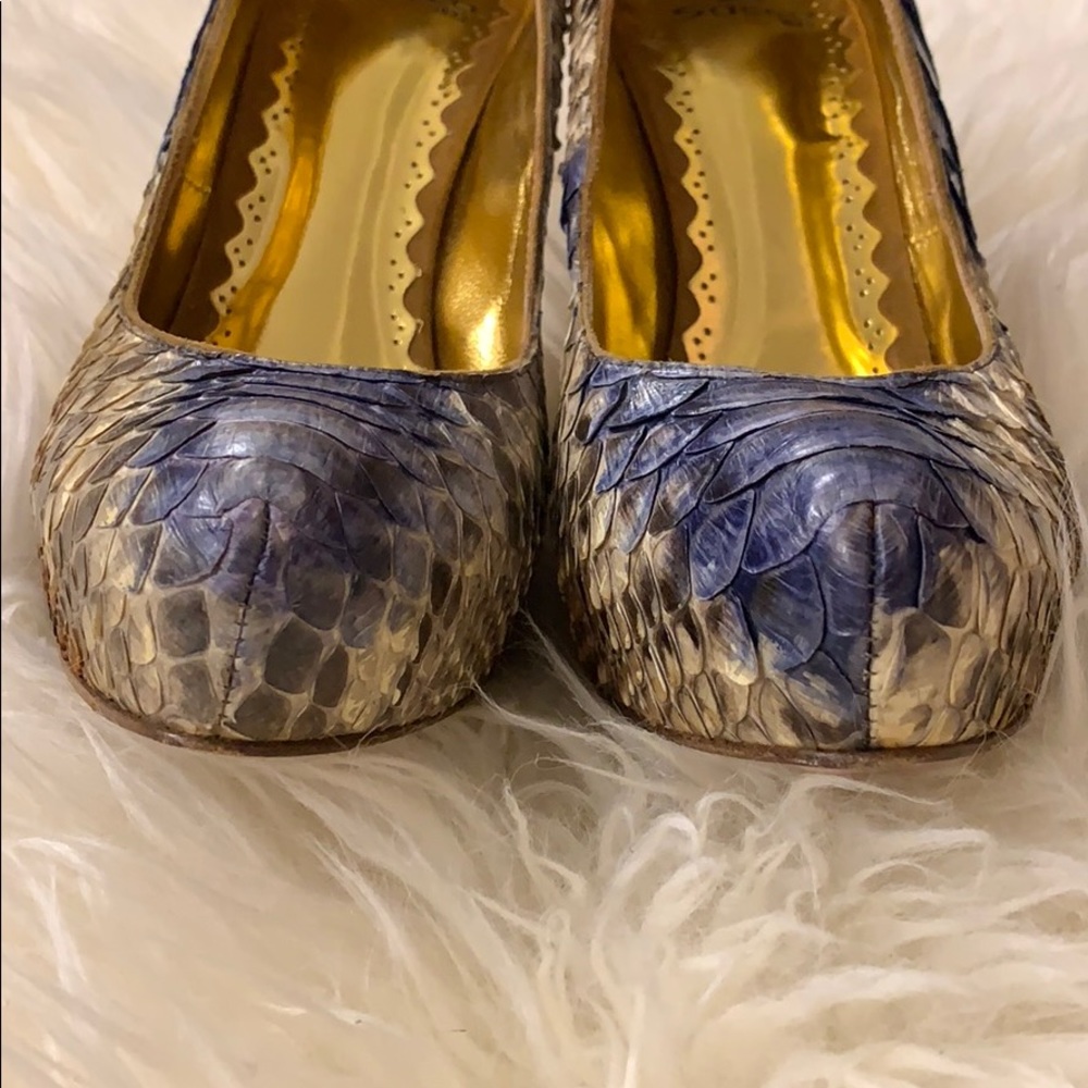 Authentic Python Snakeskin Francesco Sacco Heels - Picture 4 of 7